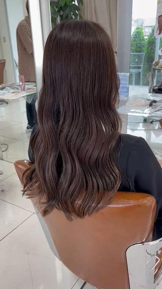 本場ののような艶感を出すにはトリートメント必須♡ 