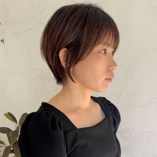 ショート 京都大人女性ショート 徒歩1分/秋山のヘアスタイル
