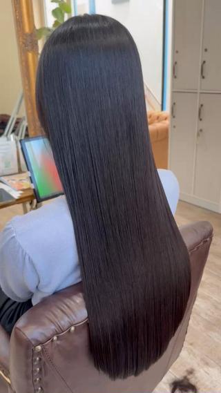 極上髪質改善
美髪ストレート 