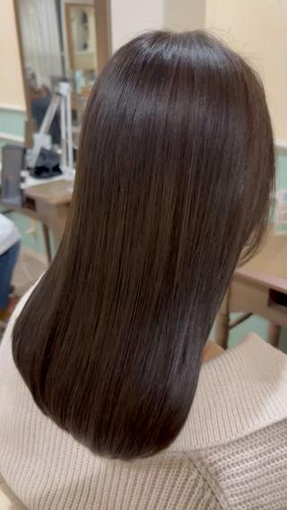極上髪質改善
美髪ストレート 