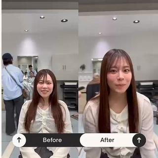 ロング 髪質改善/縮毛矯正 /ブリーチ矯正/岡部のヘアスタイル