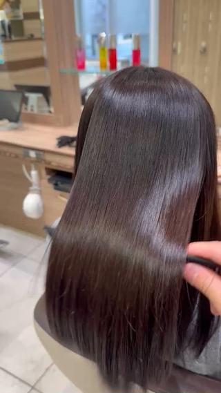 パーマ 中村/艶カラー/ハイ ライト/髪質改善のヘアスタイル