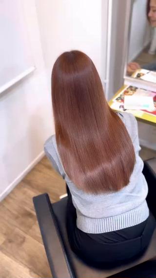 ロング 北新地/縮毛矯正 /あやなのヘアスタイル