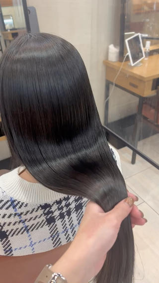 コリアンブラック　ブルーブラック　韓国風　 