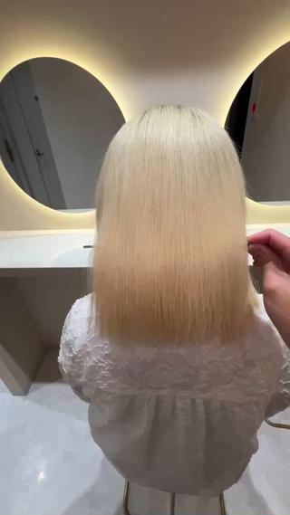 ブリーチ毛、ハイダメージ毛もツヤ髪になれる縮毛矯正 