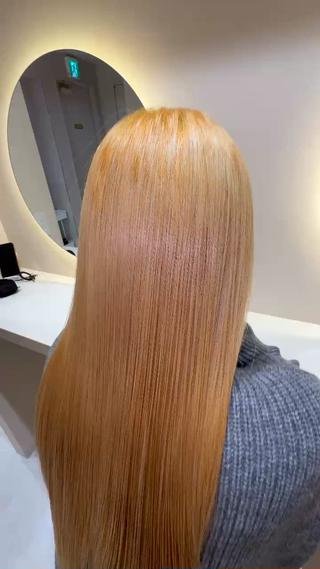 ブリーチカラーと髪質改善 