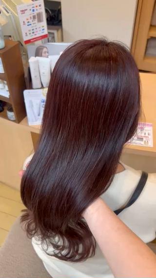 ロング カラー カラーモデル募集中 🤍中島朱音🤍のヘアスタイル