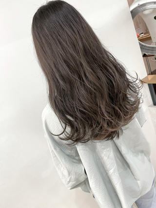 ロング カラー 髪質改善/韓国ヘア レイヤー/新宿/ロミのヘアスタイル