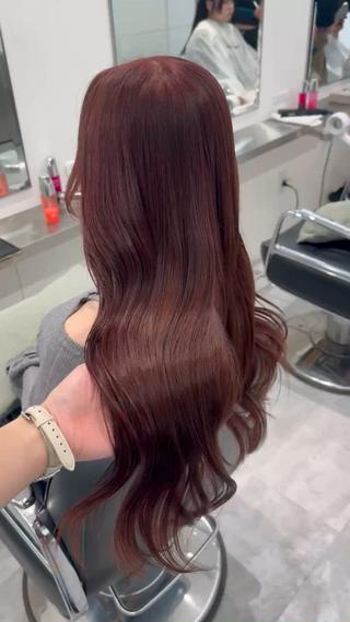 ロング カラー ParveMix🍀 藤原愛未のヘアスタイル