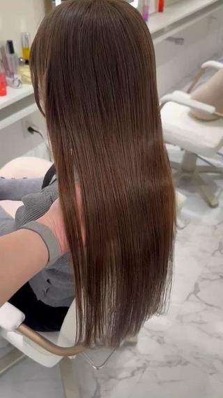 ロング カラー ParveMix🍀 藤原愛未のヘアスタイル