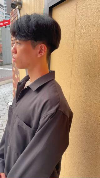 ショート パーマ メンズ grAt所属・森 真伊希のヘアスタイル