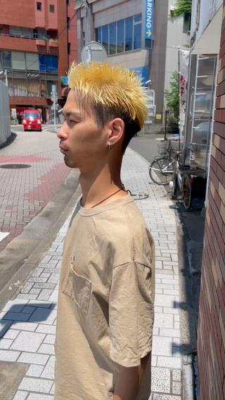 ショート カラー メンズ grAt所属・森 真伊希のヘアスタイル