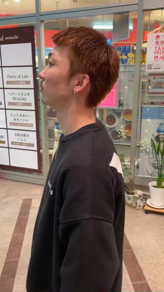 ショート カラー メンズ grAt所属・森 真伊希のヘアスタイル