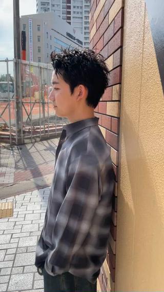 ショート メンズ grAt所属・森 真伊希のヘアスタイル