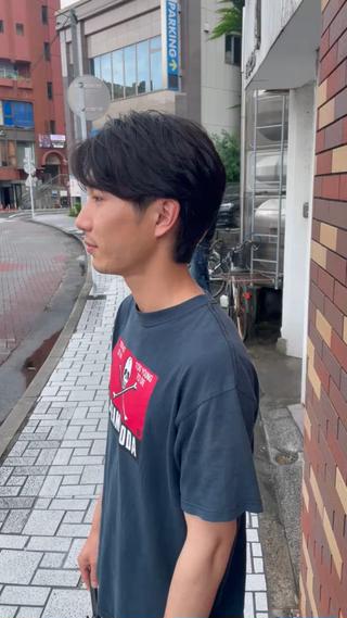 ショート パーマ メンズ grAt所属・森 真伊希のヘアスタイル