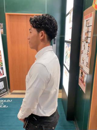 ショート パーマ メンズ grAt所属・森 真伊希のヘアスタイル