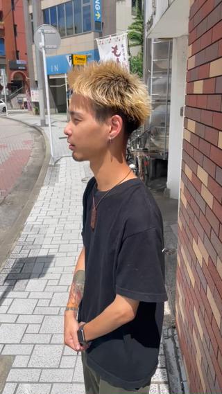 ショート カラー メンズ grAt所属・森 真伊希のヘアスタイル