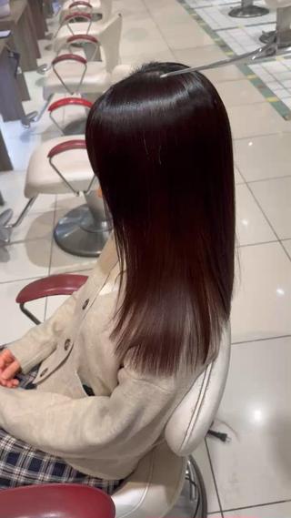 髪質改善カラー 