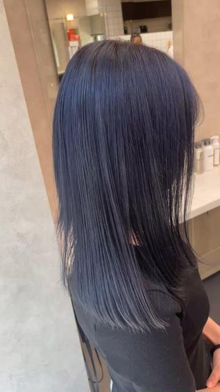 セミロング ハイトーン 横浜💞ミオのヘアスタイル