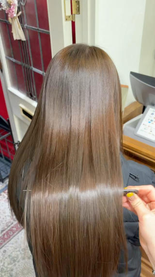 ロング カラー ツヤ髪✨髪質 改善 渋谷 ｻﾜのヘアスタイル