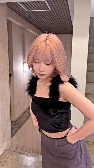 ショート カラー ムラ修正💎 艶髪ハイトーン💎のヘアスタイル