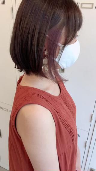 インナーカラー × ラベンダー♡ 