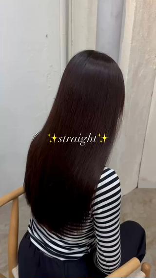 梅雨時期でもまとまる美髪ストレート 