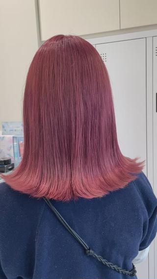 サーモンピンク
色落ちもかわいいです 