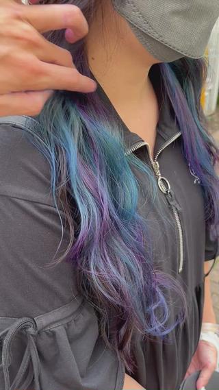 ロング カラー 原宿サロン代表 デザインカラー伊藤卓のヘアスタイル