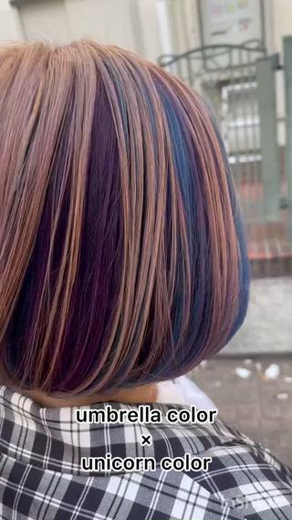 ショート カラー 原宿サロン代表 デザインカラー伊藤卓のヘアスタイル