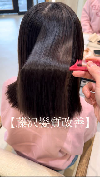 ミディアム パーマ 艶カラー/暖色カラー /透明感/ryutoのヘアスタイル