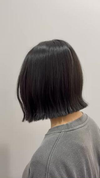 ミディアム 熊田 秀佳のヘアスタイル