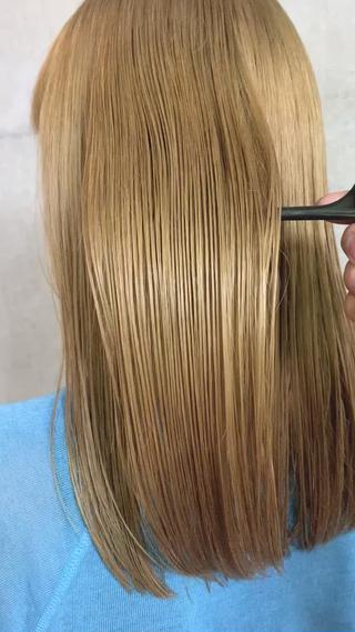 セミロング カラー 西岡 優太のヘアスタイル