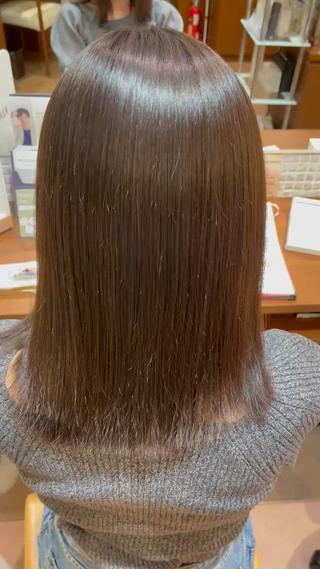 ミディアム 髪質改善/縮毛矯正 🧸梅川のヘアスタイル