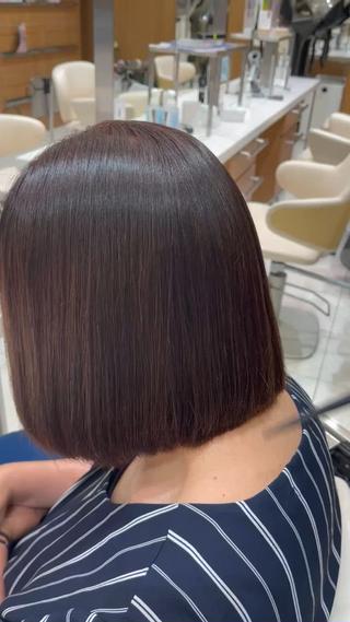 ミディアム 髪質改善/縮毛矯正 🧸梅川のヘアスタイル