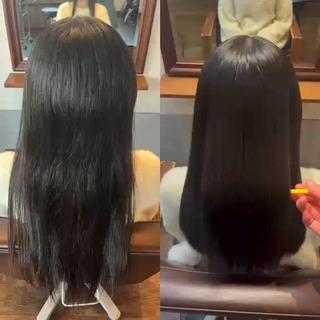 セミロング azure所属・美髪縮毛矯正 古屋大揮のヘアスタイル