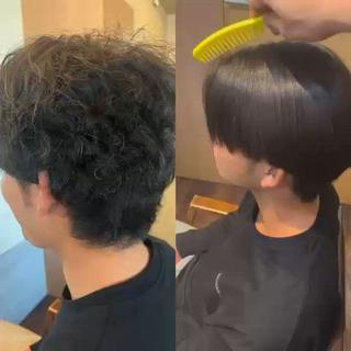 ショート azure所属・美髪縮毛矯正 古屋大揮のヘアスタイル