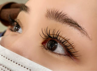 200本　cカール
下まつげ40本 