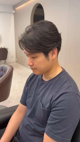 パーマ メンズ ANSAhair小倉所属・丹上 俊弥のヘアスタイル