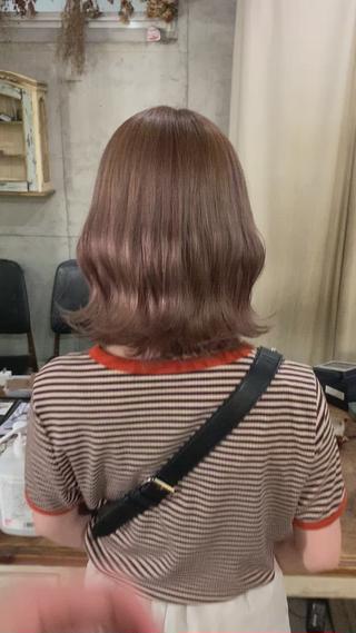 ミディアム カラー kimika🥑 メンズ/髪質改善のヘアスタイル