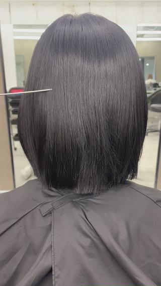 ミネコラトリートメント 
癖毛のメンズのお客様ですが
ぷるつやになりました！◎ 