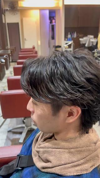 パーマ メンズ メンズ/パーマ/ 波巻き/サーフカールのヘアスタイル