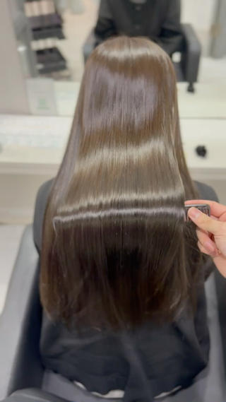 ロング カラー 髪質改善 艶髪カラー エクステ かいり✂️のヘアスタイル