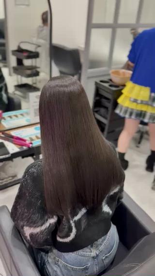 ロング カラー 髪質改善 艶髪カラー エクステ かいり✂️のヘアスタイル
