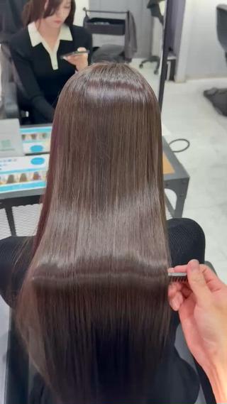 ロング カラー 髪質改善 艶髪カラー エクステ かいり✂️のヘアスタイル