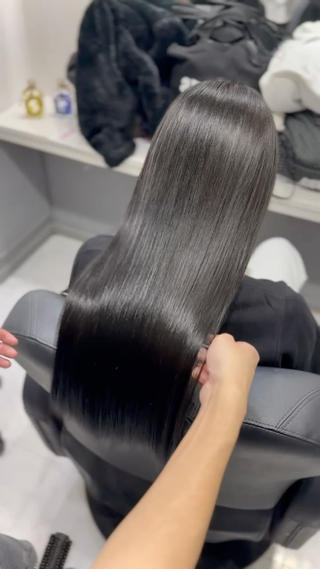 ロング カラー 髪質改善 艶髪カラー エクステ かいり✂️のヘアスタイル