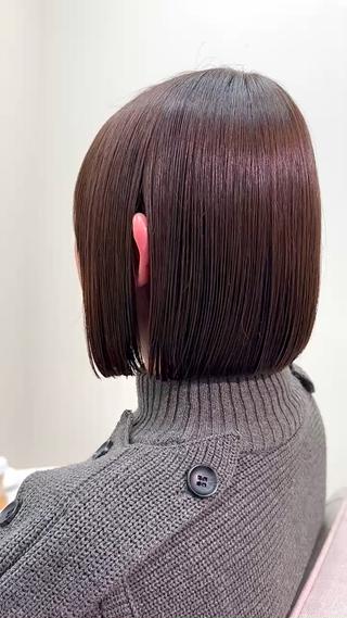 ショート カラー 石井 歩/newi広島店のヘアスタイル