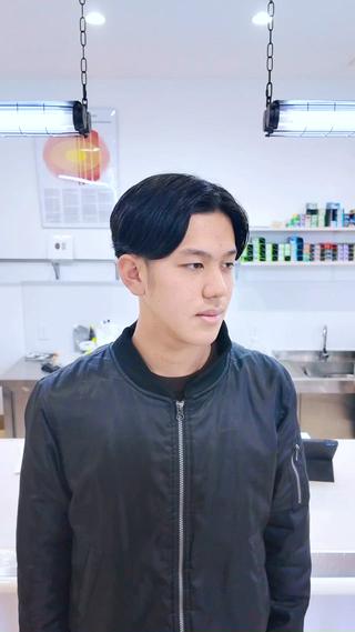 パーマ メンズ 小池 俊真のヘアスタイル