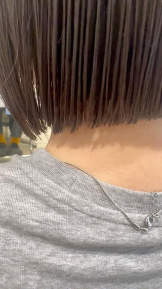 こんなに綺麗なボブになりませんか？？
朝がすごく楽！
首が長く見えるボブ！？ 