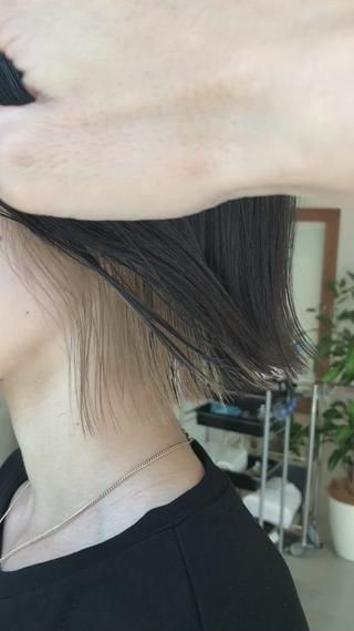 ショート ボブ×縮毛矯正 ryotaのヘアスタイル